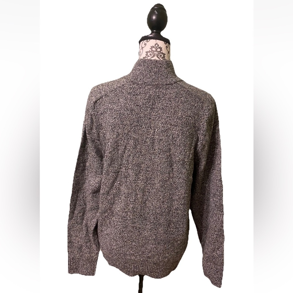 J. Crew NWT Women's Gray Half-Zip Lambs Wool 1/4 Zip Pull Over Sweater MSRP $118 - Picture 2 of 6